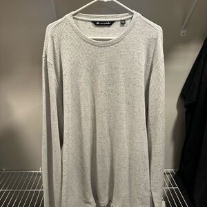 Travis Mathew Light Gray Long Sleeve Tee
